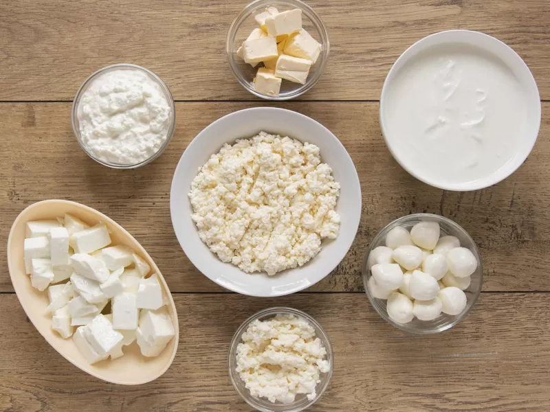 Cheese and yogurt