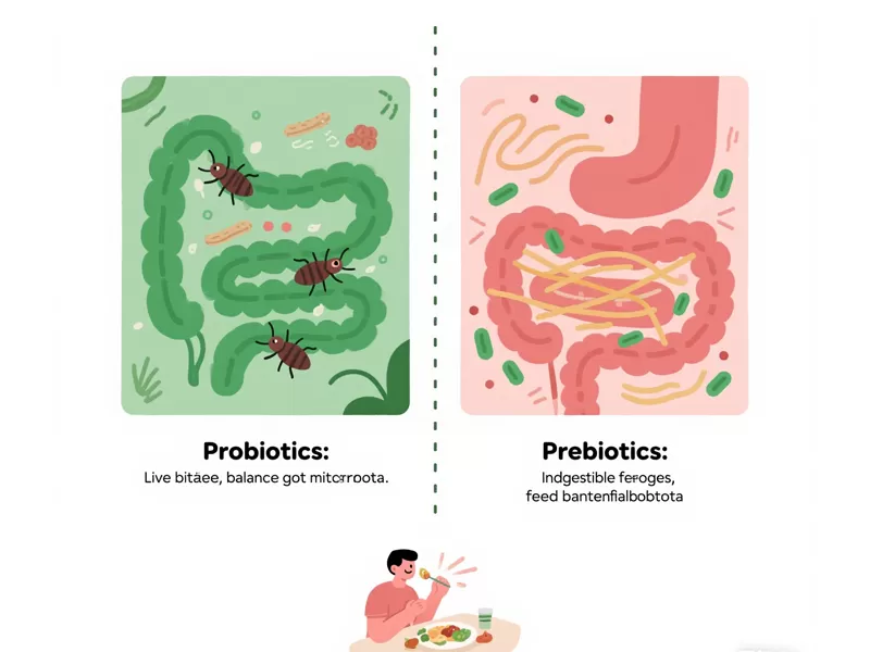 Probióticos frente a prebióticos: ¿Cuál es la diferencia?